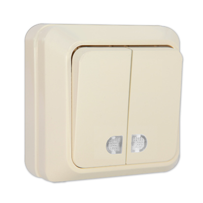 Выключатель 2кл свет о/п 