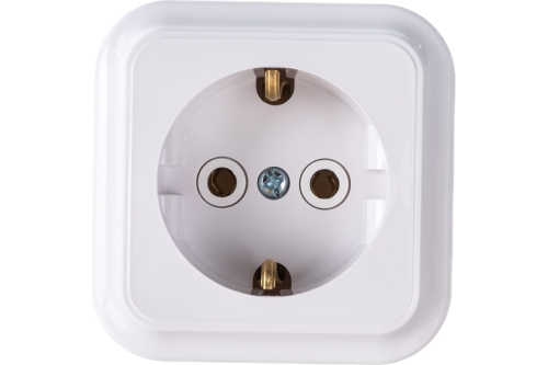 Розетка 1 гн о/п с з/к 