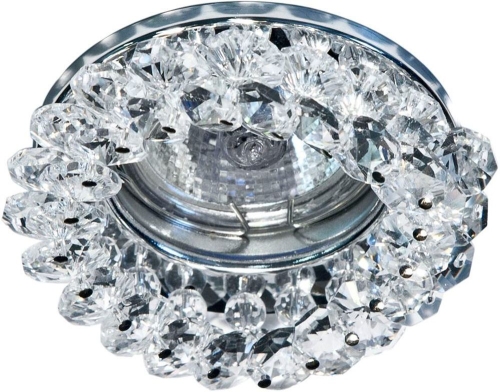 Светильник CD4141 MR16 50W G5.3 с прозрачным стеклом хром