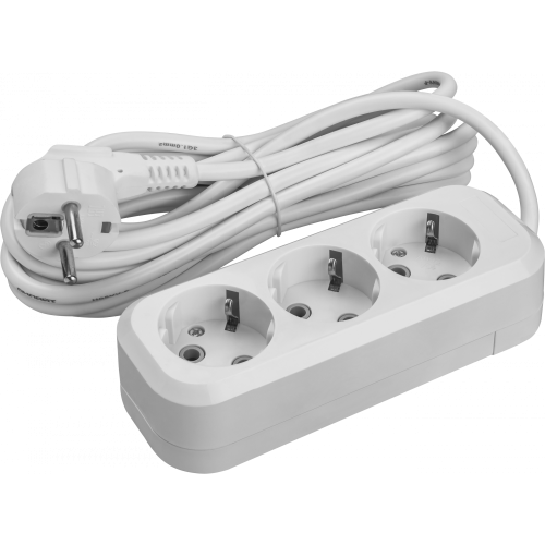 Удлинитель Онлайт 3 гн. 1,5 м с з/к ПВС 3х1 3500Вт  (90515) (50)