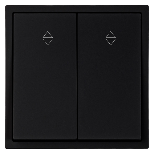 Выключатель 2кл ПРОХ. сп черный Капелла Smartbuy (SBE-09b-10-SW22-0)