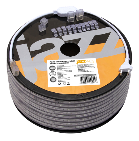 220V Лента MVS-2835/60-IP68-220V-WW 3000К (кратн 1м) Jazzway 5004269