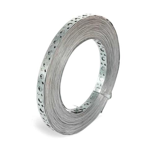 Лента перфорированная монтажная прямая 12х0,5 (25м) (Fortisflex)				 