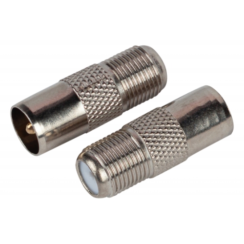 Переходник прямой металл F гнездо - TV RS-A01 ЭРА SIMPLE (100)