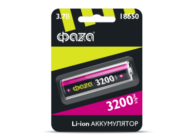 Аккумулятор ФАZА 18650  BL-1 аккум. 3200 mAh 5037793