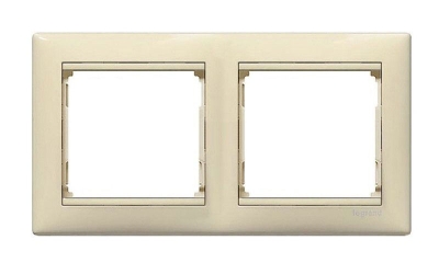 Рамка 2 поста Valena слоновая кость (774352) 10/100