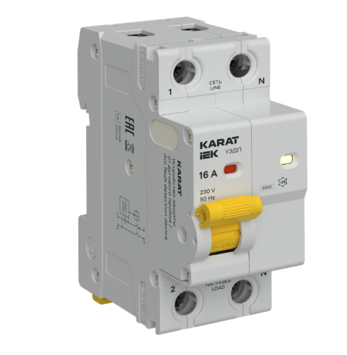 KARAT Устройство защиты от дугового пробоя 1P+N 16A IEK