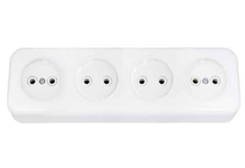 Розетка 4 ОП Минск РА 16-246 (35)