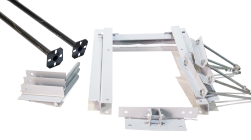 Комплект крепления к опоре  РЛНД (Крон-йн (РА-5 3шт.,РА-2 1шт.,РА-1 1шт.),ХомутХ7-3шт.,ВАЛ РА-3 2шт)
