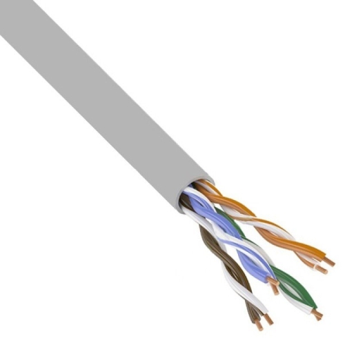 Кабель  UTP 4PR 24AWG Cat5e Cu Pvc   ЭРА (305)