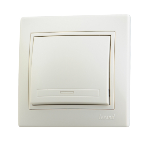 Выключатель 1кл MIRA крем (0303100) (10)