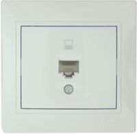 Розетка комп 1гн MIRA бел (0202139)