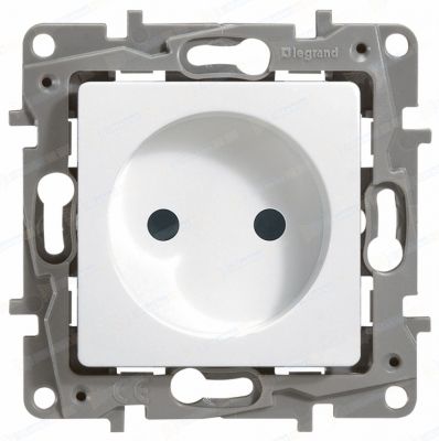 Механизм Розетки 1гн ETIKA белый (L672234)