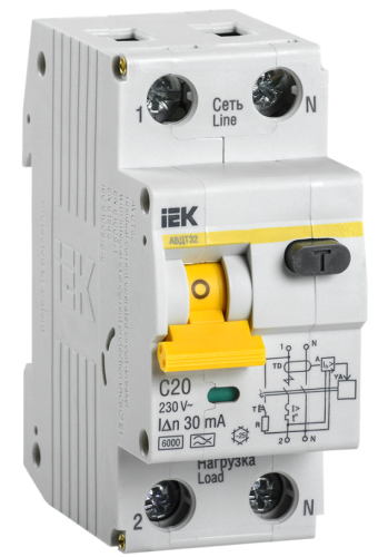 KARAT АВДТ 32 C20 30мА тип A IEK
