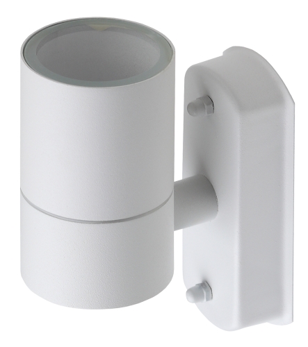 Светильник фасадный WL27 MAX35W под лампу GU10  белый IP54 ЭРА