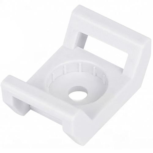 Площадка монтажная под монтажный пистолет МП 26х16 (бел) (50шт) с отверстием Ruvinil