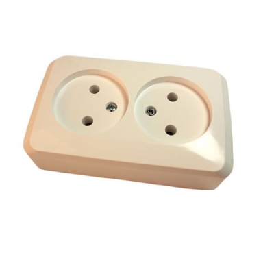 Розетка 2гн о/п 