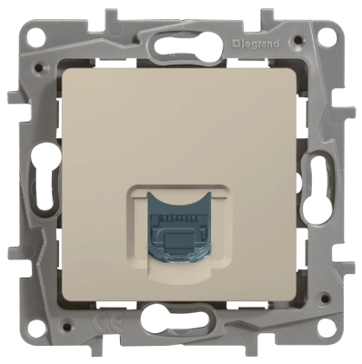 Механизм Розетки комп 5e UTP 1гн RJ45  слон кость (L672341)