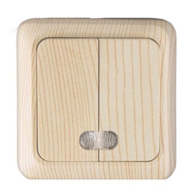 Выключатель 2кл свет о/п 