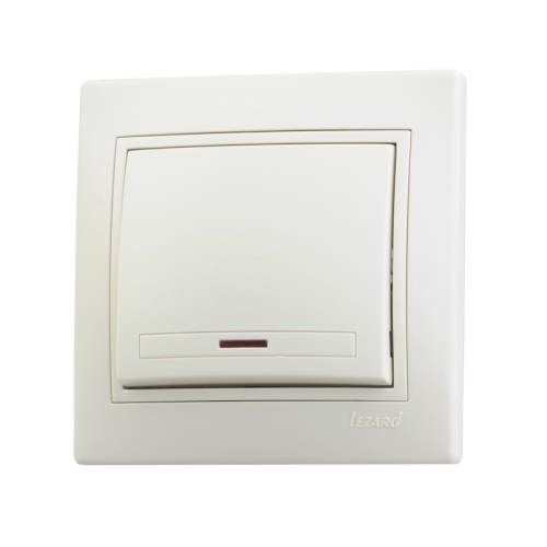 Выключатель 1кл свет MIRA крем (0303111) (10)