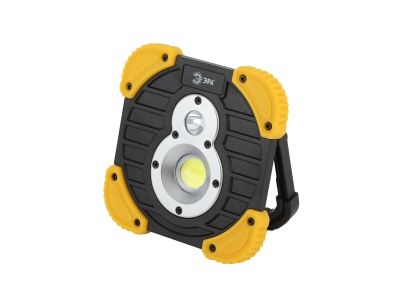 Фонарь-прожектор ЭРА LED РА-801 10Вт (220В/12В) ,960 Лм 210м 25ч/раб.,диммер,) powerbank IP54