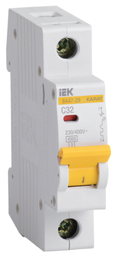 KARAT Авт. выкл. ВА47-29 1P C 32А 4,5кА IEK