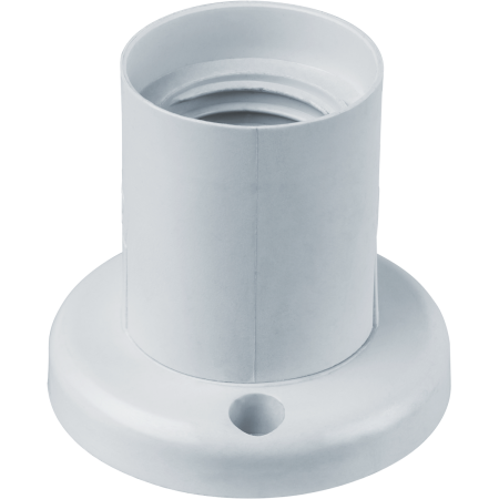 Патрон Е27 белый пластик потолочный прямой NLH-PL-W2-E27 Navigator 14017