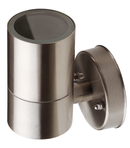 Светильник фасадный WL14 MAX35W под лампу GU10  хром IP44 ЭРА