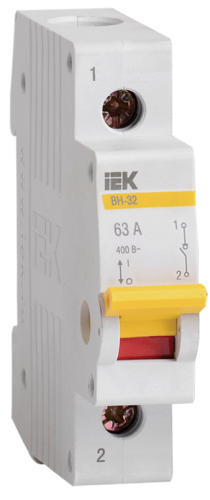 KARAT Выключатель нагрузки (мини-рубильник) ВН-32 1P 63А IEK