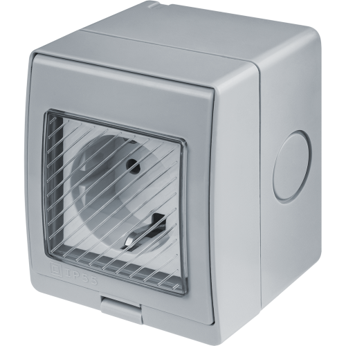 Умная розетка 1гн с з/к о/п с крышкой NSH-ST-03i  IP55 (93230)