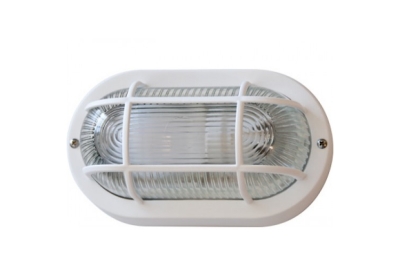 Светильник Овал мал с реш НПП 03- 60-1401 прозр метал