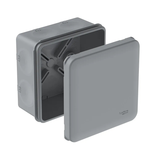 Коробка распр.герм.  85*85*42 IP66 СЕРЫЙ MultiBox IMT351971 под МОНТАЖНЫЙ ПИСТОЛЕТ