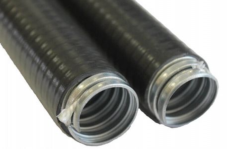 Металлорукав НГ в изоляции черный 15 мм МОРОЗОСТОЙКИЙ БЕЗ ТРОСА (50м) ЗЭТАРУС